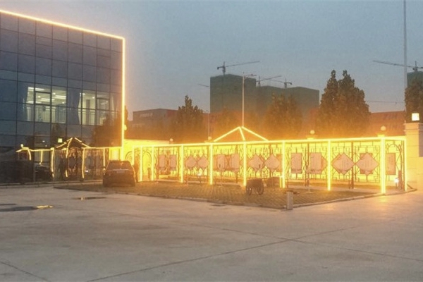 郑州市中铁七局楼体亮化工程效果 郑州市中铁七局楼体亮化工程效果